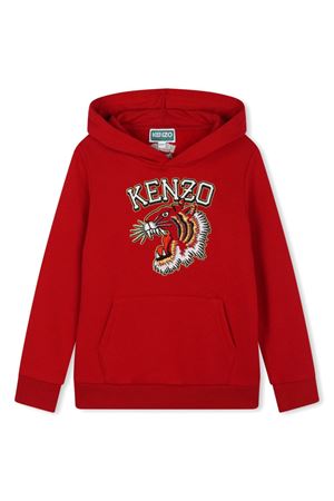 felpa in cotone rosso KENZO KIDS | K60767968